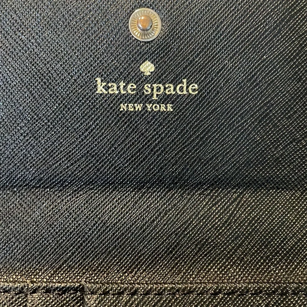 Kate Spade ♠️ Cedar Street Tech Wristlet 8ARU1099 black saffiano leather - Picture 6 of 10